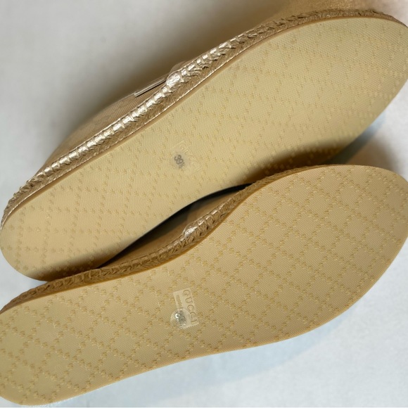 Gucci Bone White GG monogram espadrilles New NIB Authentic - Picture 9 of 10